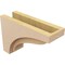 Ekena Millwork 4"W x 12"D x 8"H Classic Helena Rough Cedar Woodgrain TimberThane Corbel, Primed Tan CORUR04X12X08HELRCPR - alternate 3